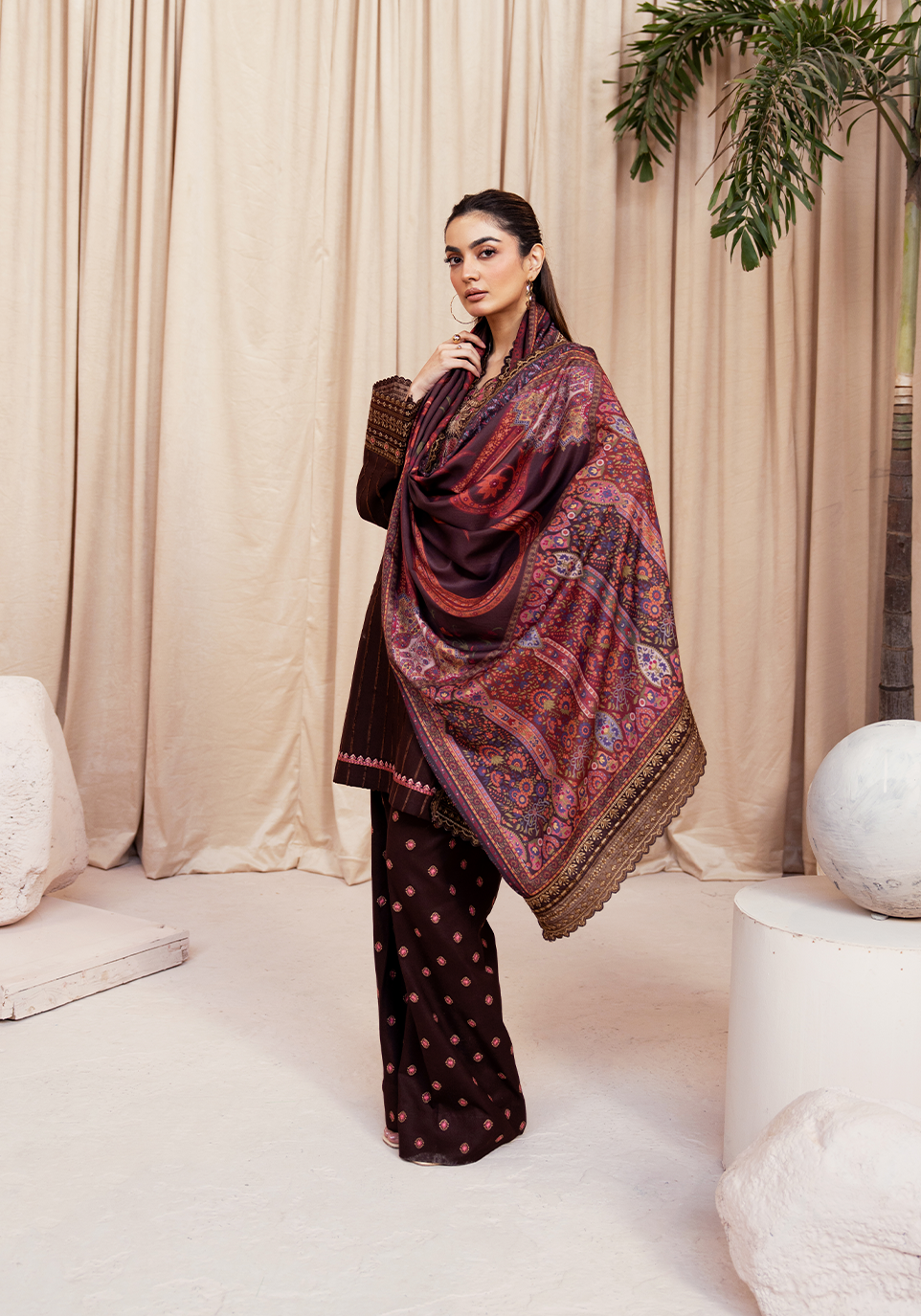 Zarqash | The Winter Luxe Pret | VELVET EMBER - House Of Hania