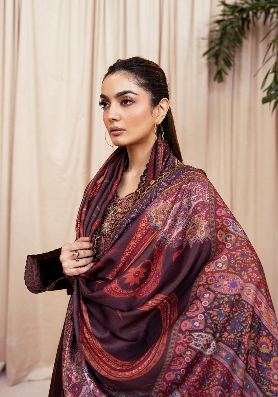 Zarqash | The Winter Luxe Pret | VELVET EMBER - House Of Hania