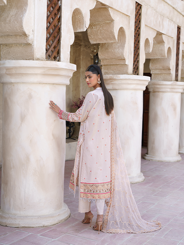 Zebtan | Zeenat Luxury Lawn Eid Collection | ZL 01 - House Of Hania