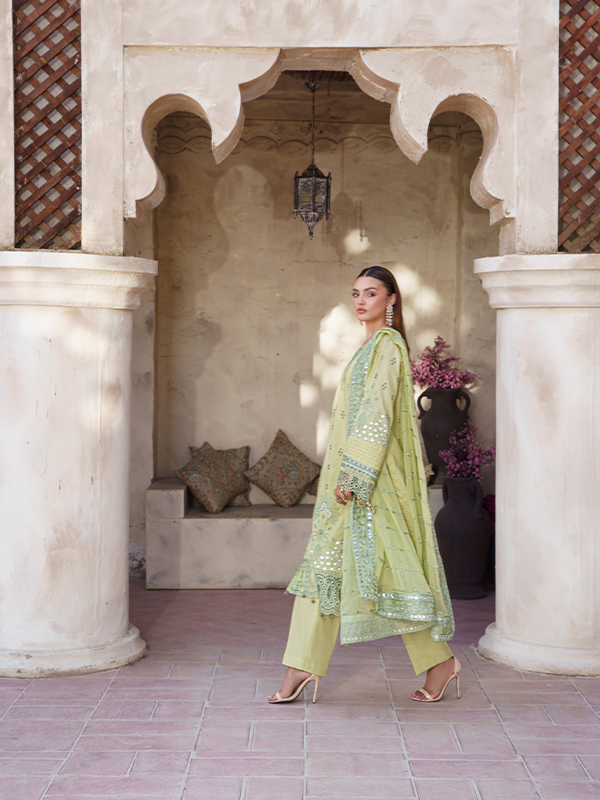 Zebtan | Zeenat Luxury Lawn Eid Collection | ZL 02 - House Of Hania