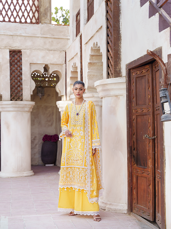 Zebtan | Zeenat Luxury Lawn Eid Collection | ZL 08 - House Of Hania