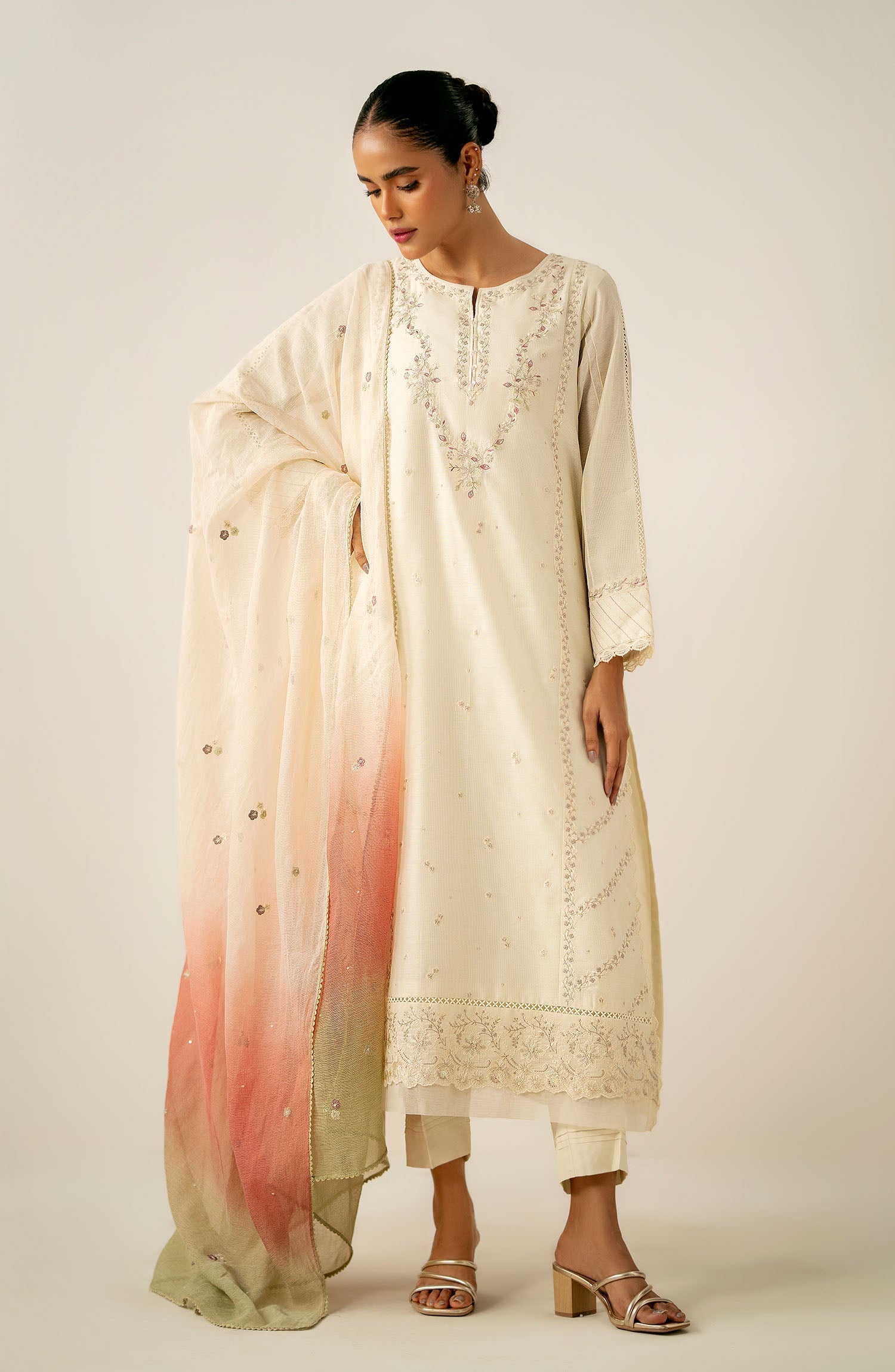Zeen | Winter Collection | Cotton Net 31 - House Of Hania