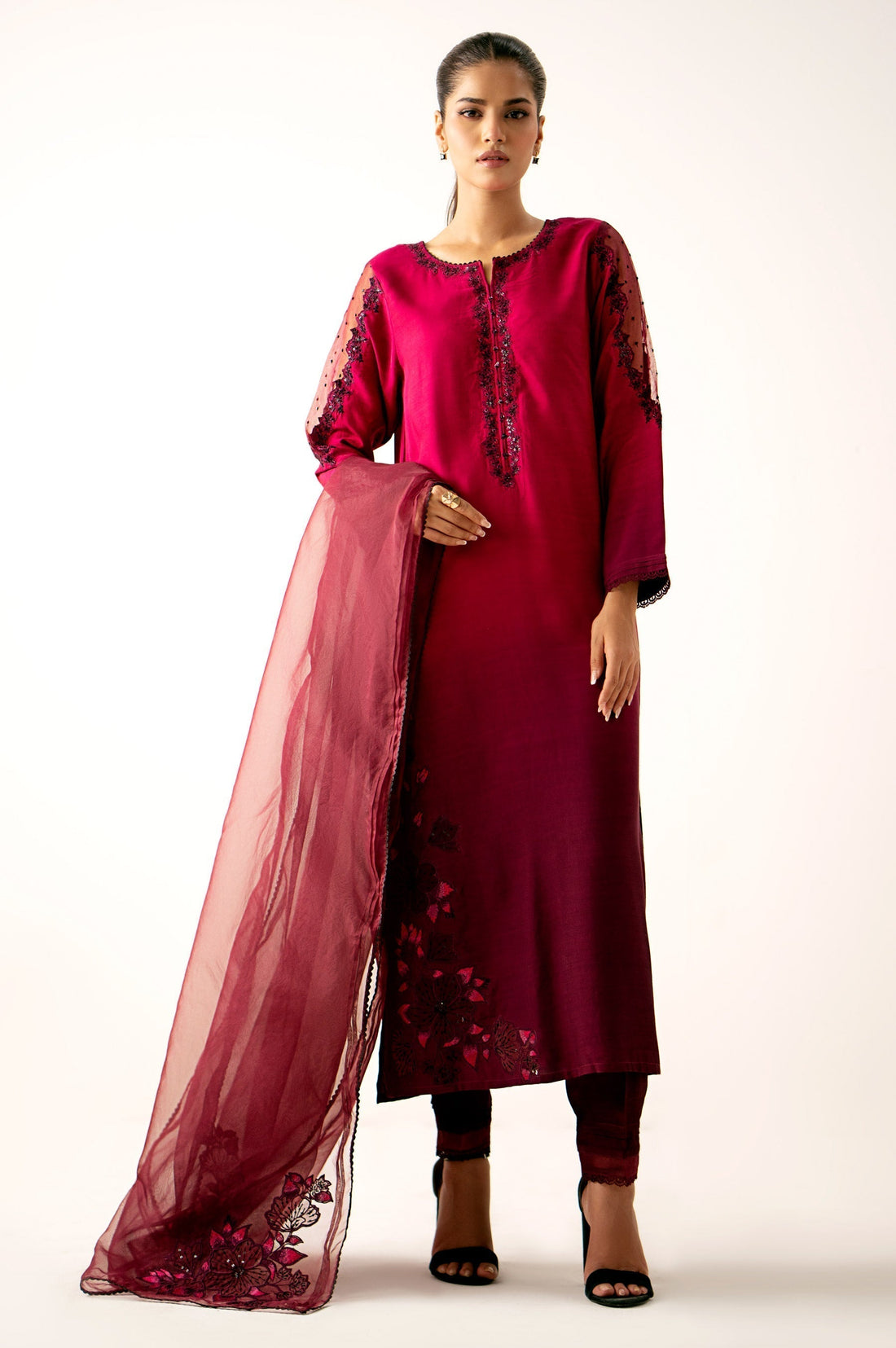 Zeen | Winter Collection | Raw Silk 15 - House Of Hania