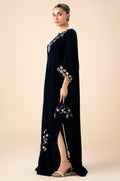 Zeen | Winter Collection | Velvet Kaftan 02 - House Of Hania