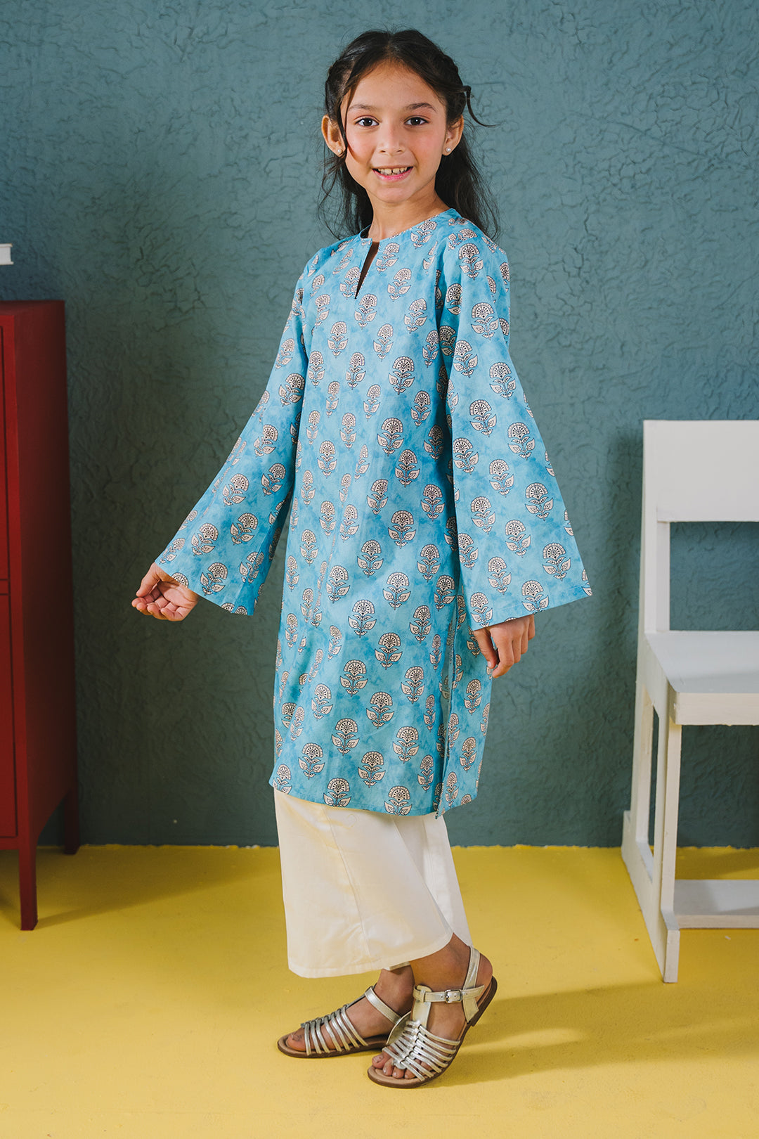Zellbury Girls | 1 Piece Cambric | Kurta - 1651 - House Of Hania