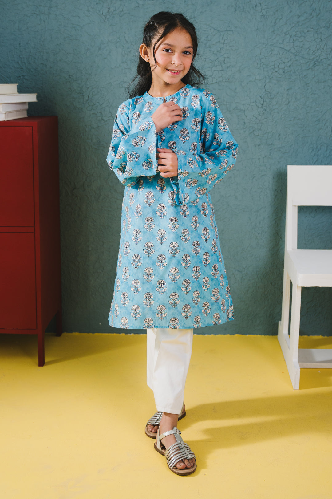 Zellbury Girls | 1 Piece Cambric | Kurta - 1651 - House Of Hania