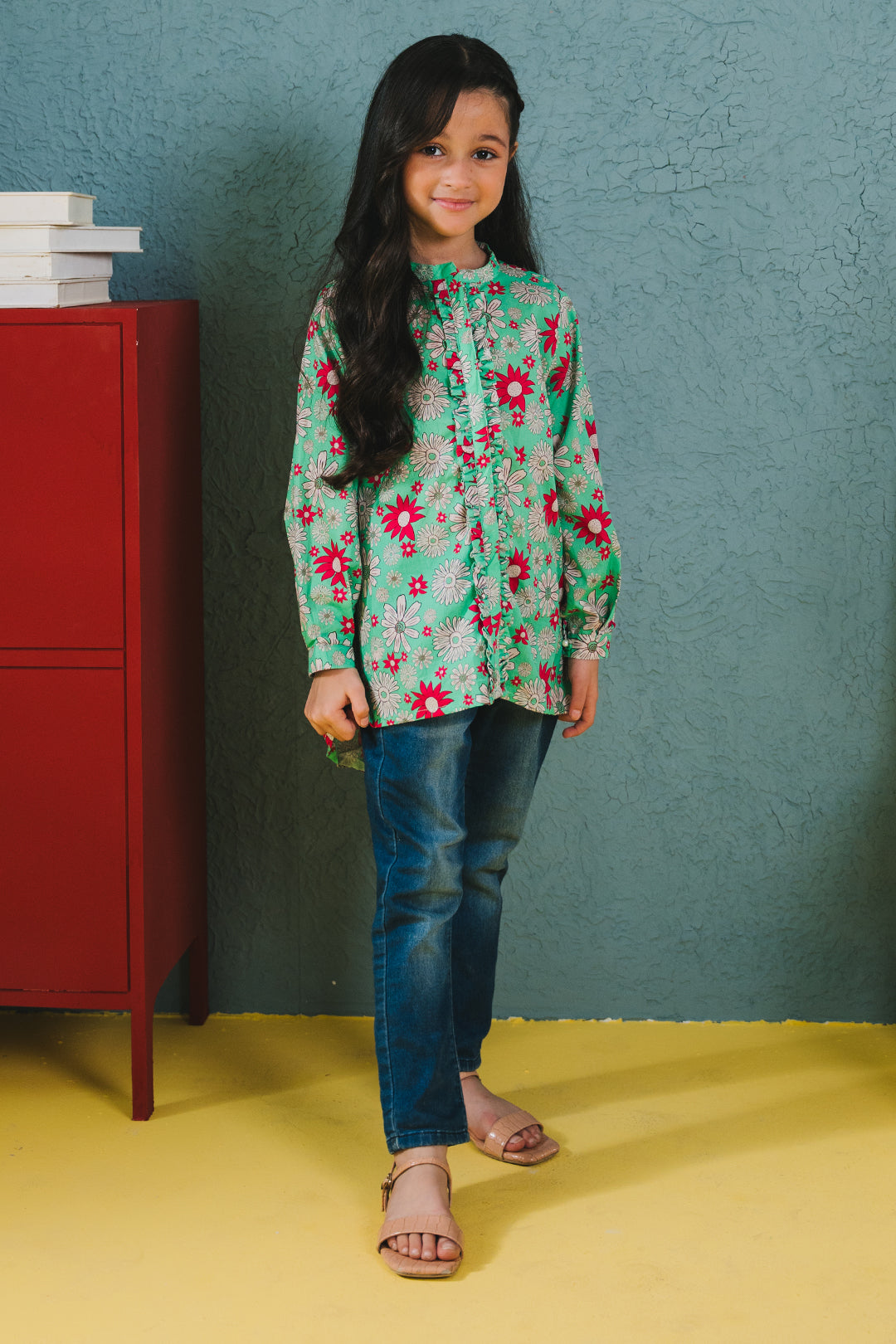 Zellbury Girls | 1 Piece Cambric | Kurta - 1653 - House Of Hania
