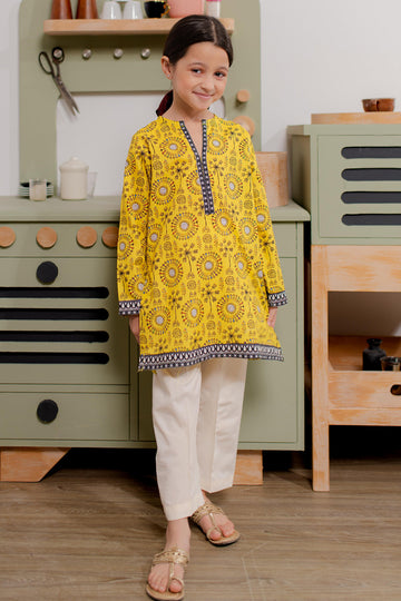 Zellbury Girls | 1 Piece Cambric | Kurta - 1685 - House Of Hania