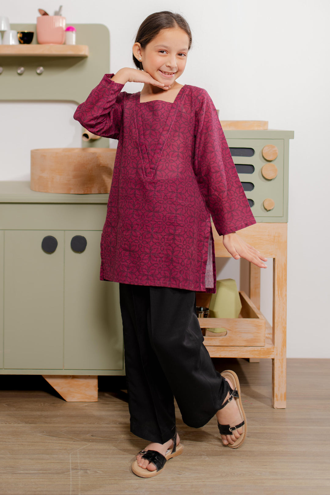 Zellbury Girls | 1 Piece Khaddar | Kurta - 1170 - House Of Hania