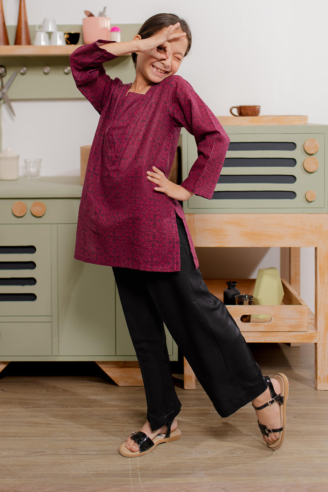 Zellbury Girls | 1 Piece Khaddar | Kurta - 1170 - House Of Hania