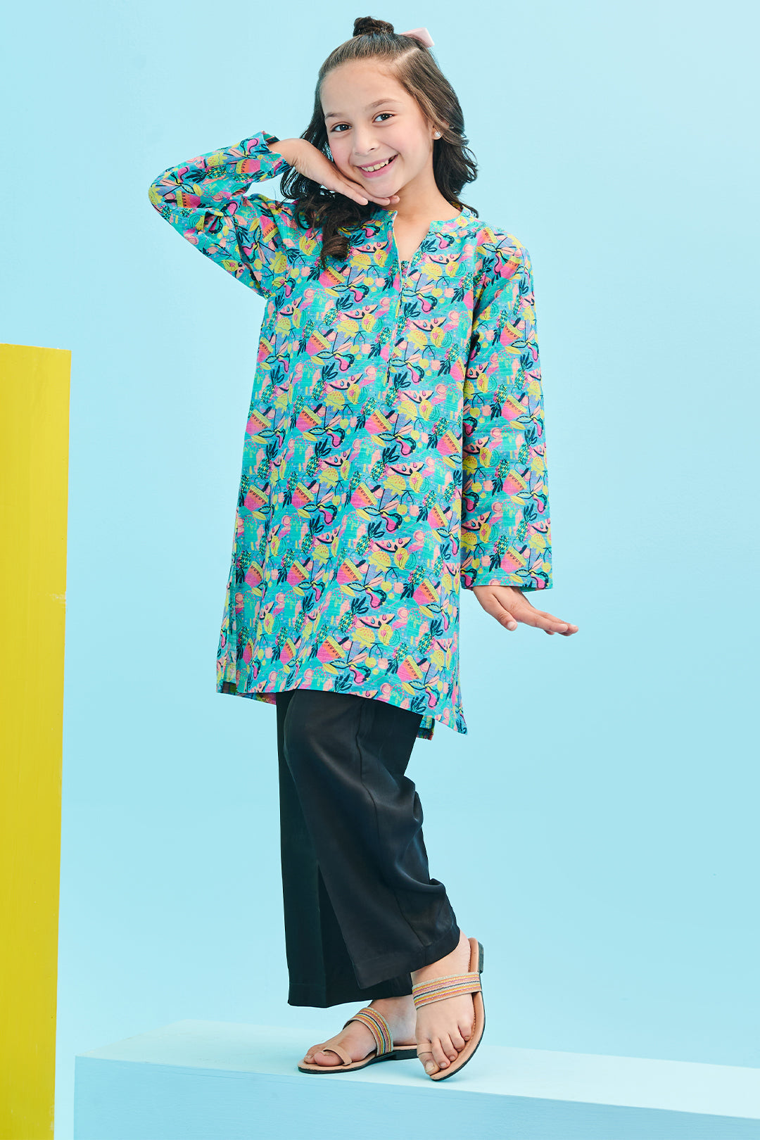 Zellbury Girls | 1 Piece Khaddar | Kurta - 1173 - House Of Hania
