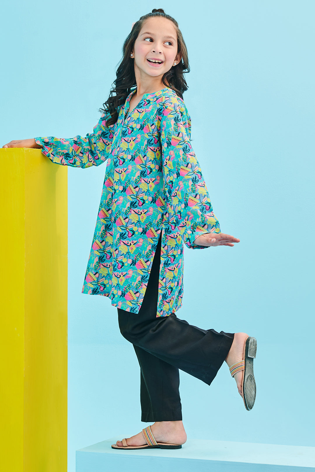 Zellbury Girls | 1 Piece Khaddar | Kurta - 1173 - House Of Hania