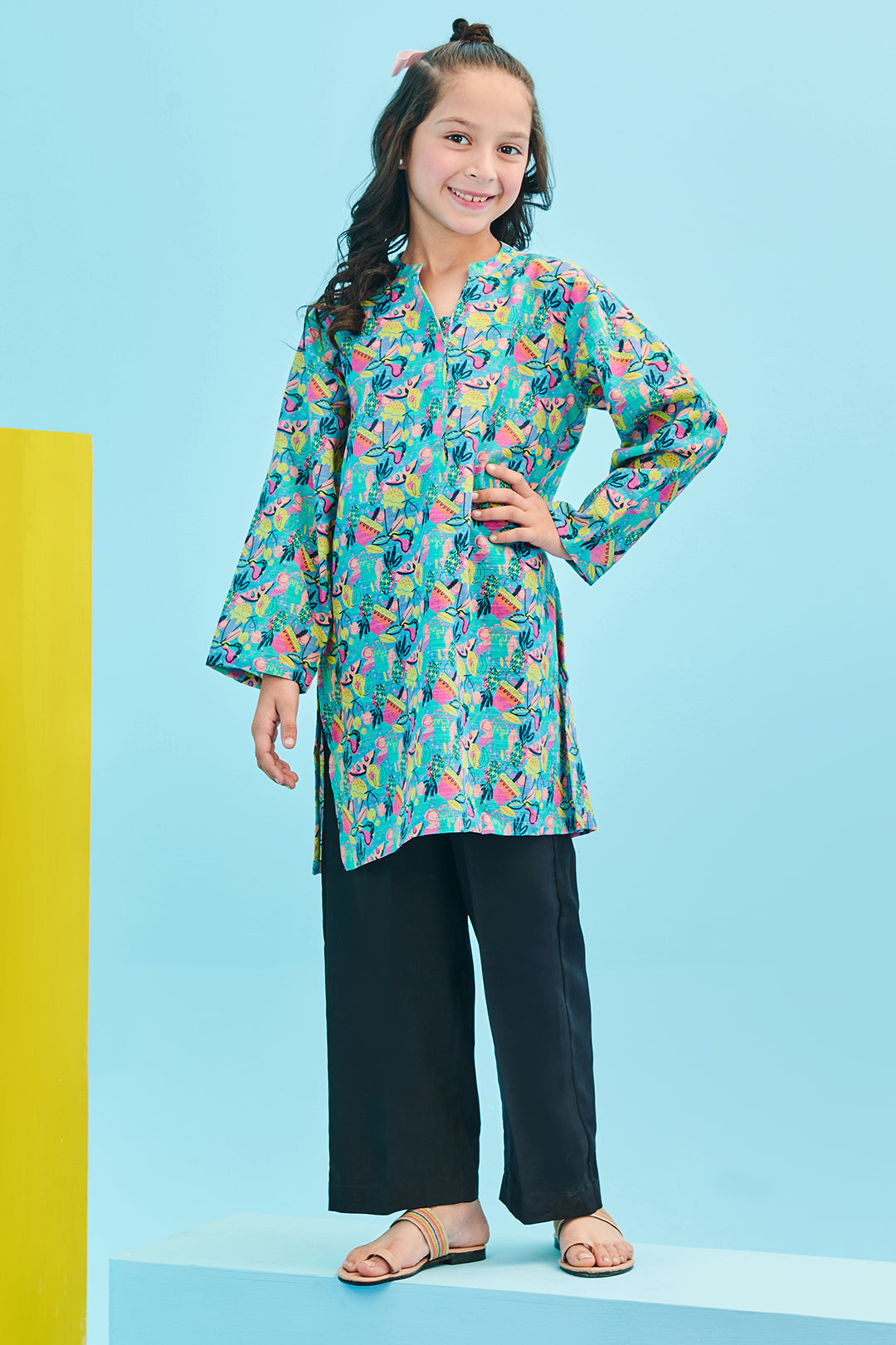 Zellbury Girls | 1 Piece Khaddar | Kurta - 1173 - House Of Hania