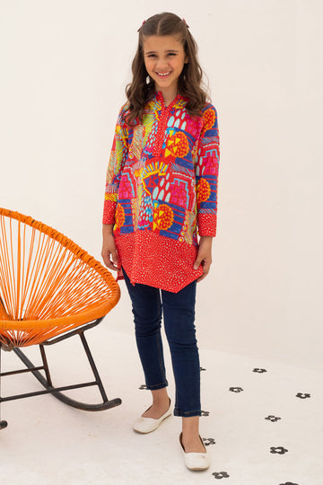 Zellbury Girls | 1 Piece Khaddar | Kurta - 1197 - House Of Hania