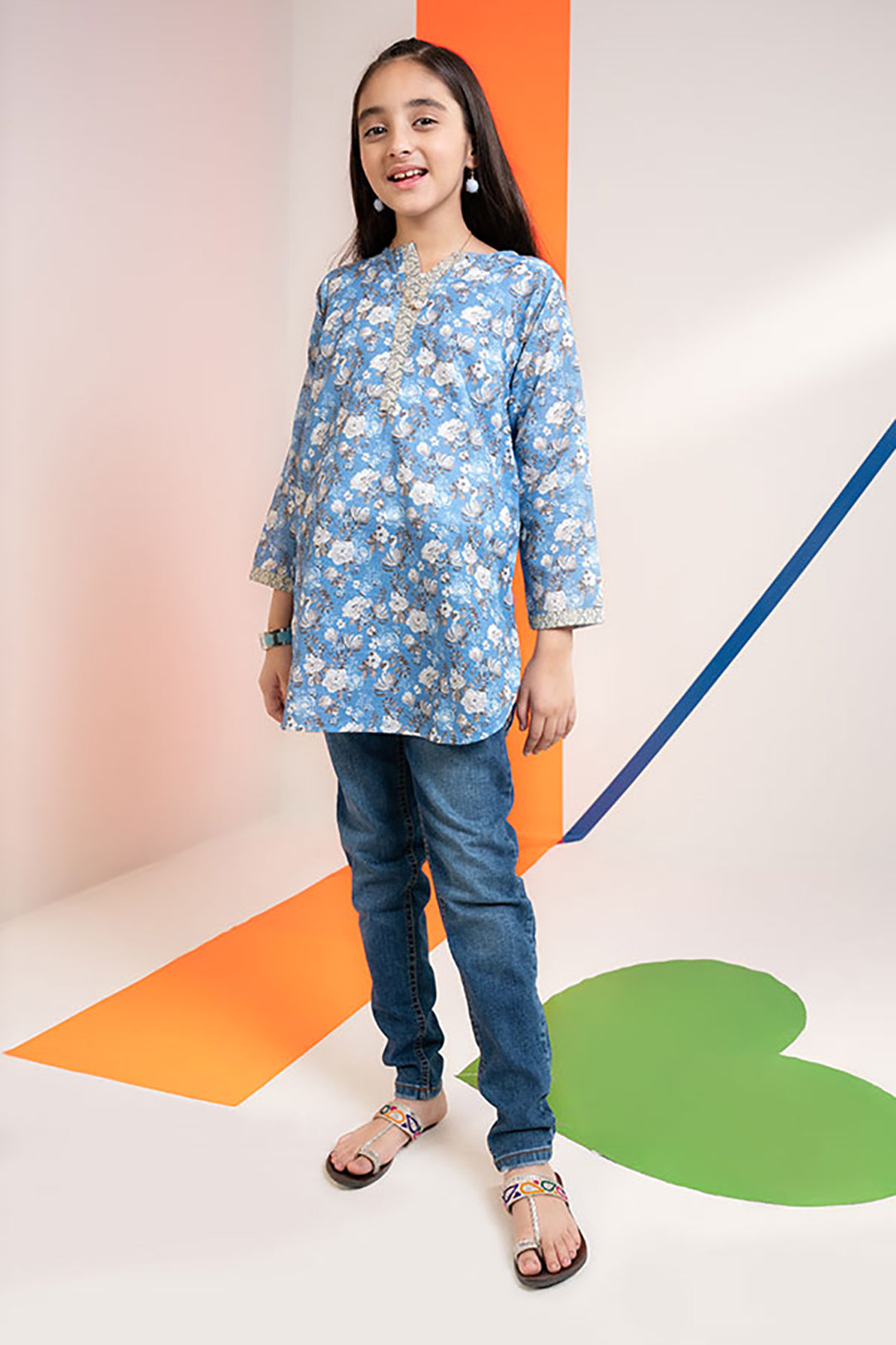 Zellbury Girls | 1 Piece Khaddar | Kurta - 1219 - House Of Hania