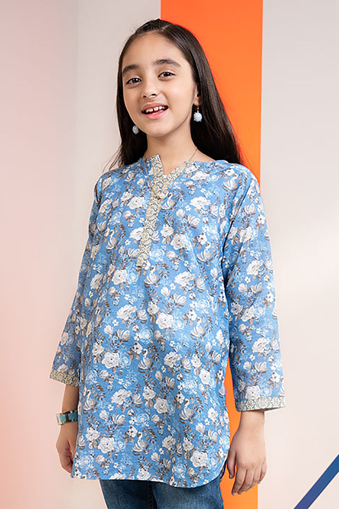 Zellbury Girls | 1 Piece Khaddar | Kurta - 1219 - House Of Hania
