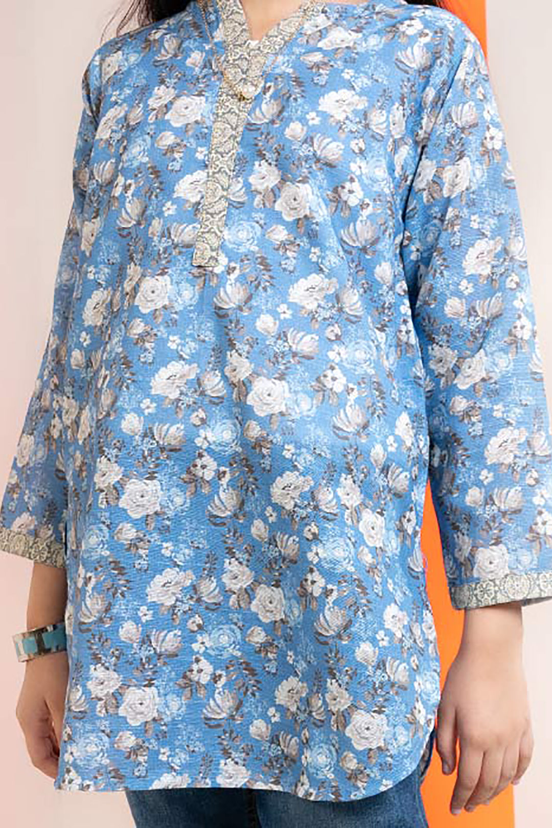 Zellbury Girls | 1 Piece Khaddar | Kurta - 1219 - House Of Hania