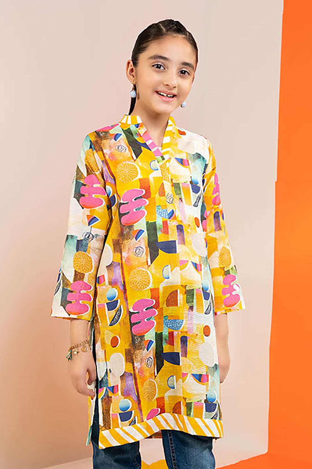 Zellbury Girls | 1 Piece Khaddar | Kurta - 1221 - House Of Hania