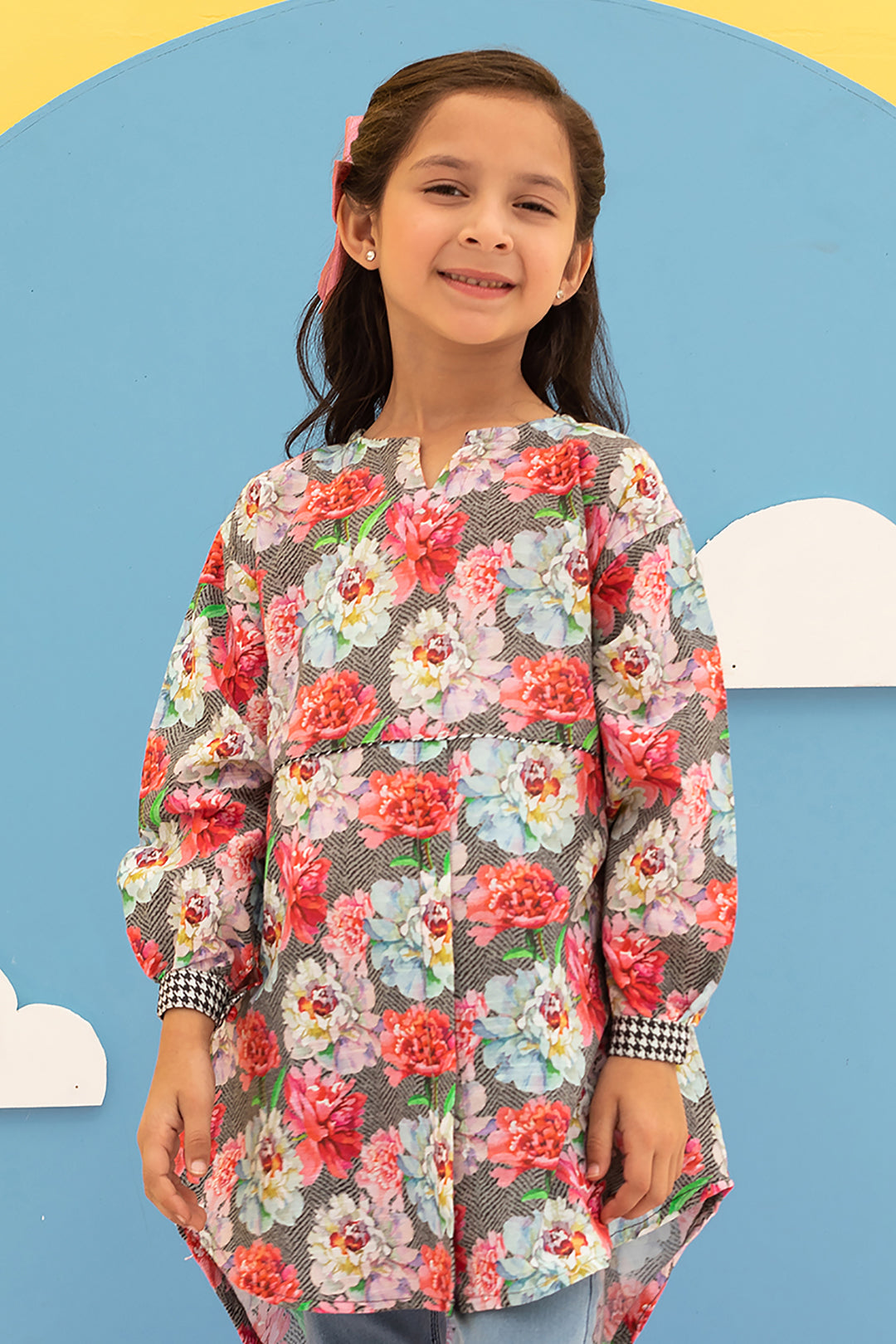 Zellbury Girls | 1 Piece Khaddar | Kurta - 1223 - House Of Hania