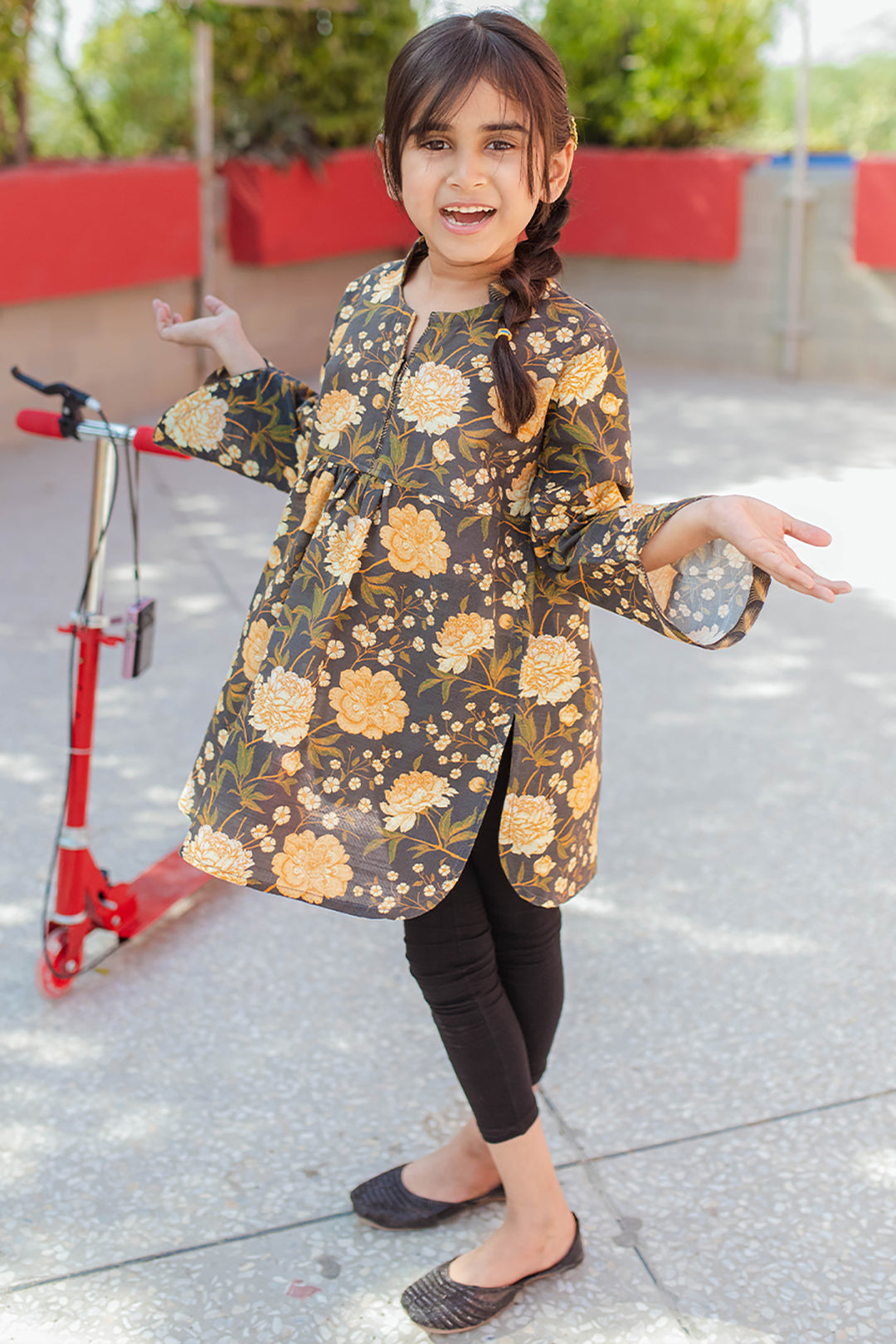 Zellbury Girls | 1 Piece Khaddar | Kurta - 1225 - House Of Hania