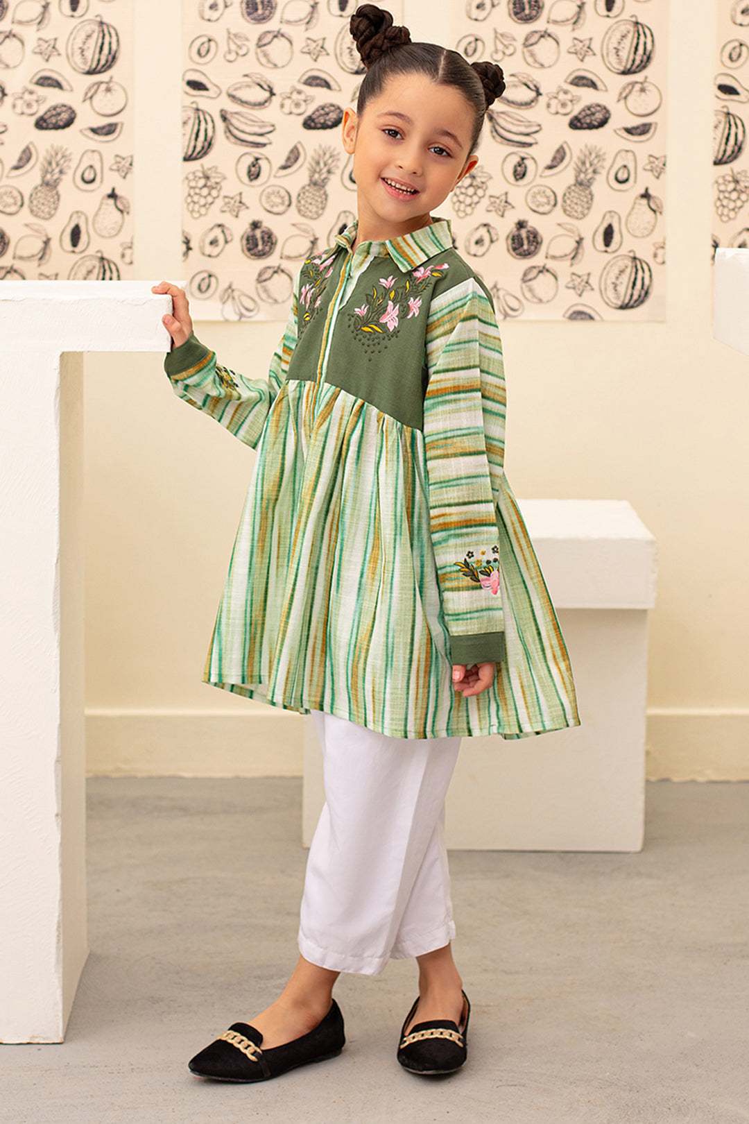 Zellbury Girls | 1 Piece Khaddar | Kurta - 1227 - House Of Hania