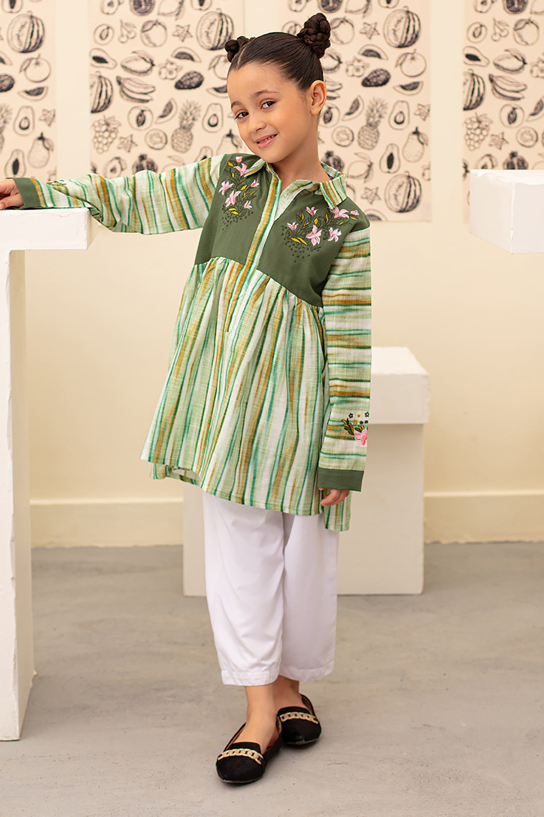 Zellbury Girls | 1 Piece Khaddar | Kurta - 1227 - House Of Hania