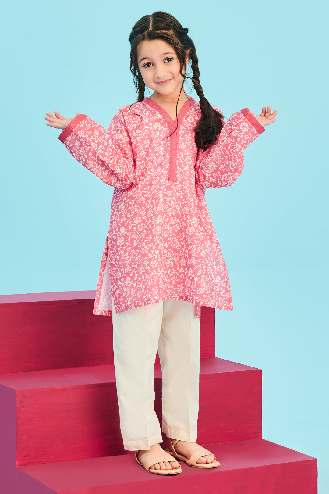Zellbury Girls | 1 Piece Khaddar | Kurta - 1693 - House Of Hania