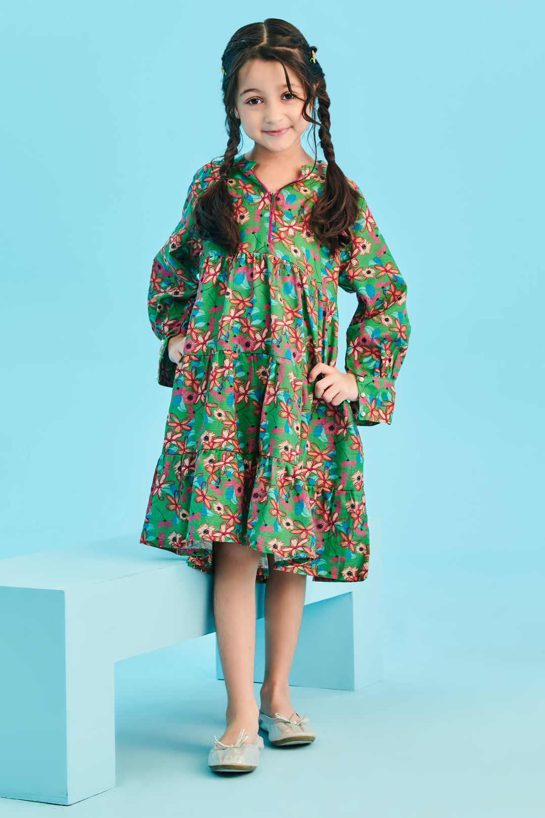 Zellbury Girls | 1 Piece Khaddar | Kurta - 1715 - House Of Hania
