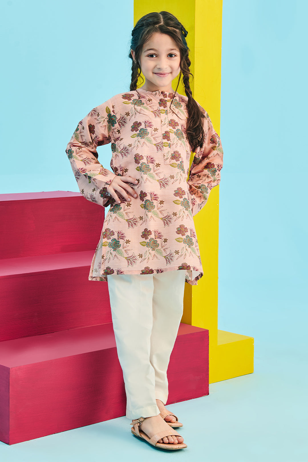 Zellbury Girls | 1 Piece Khaddar | Kurta - 1732 - House Of Hania