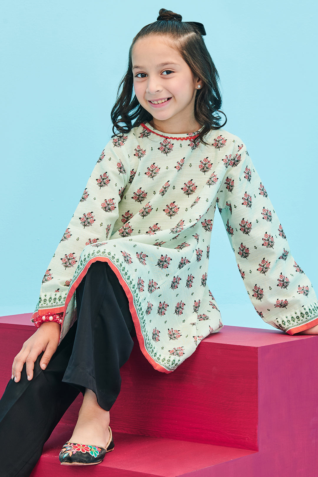 Zellbury Girls | 1 Piece Khaddar | Kurta - 1733 - House Of Hania