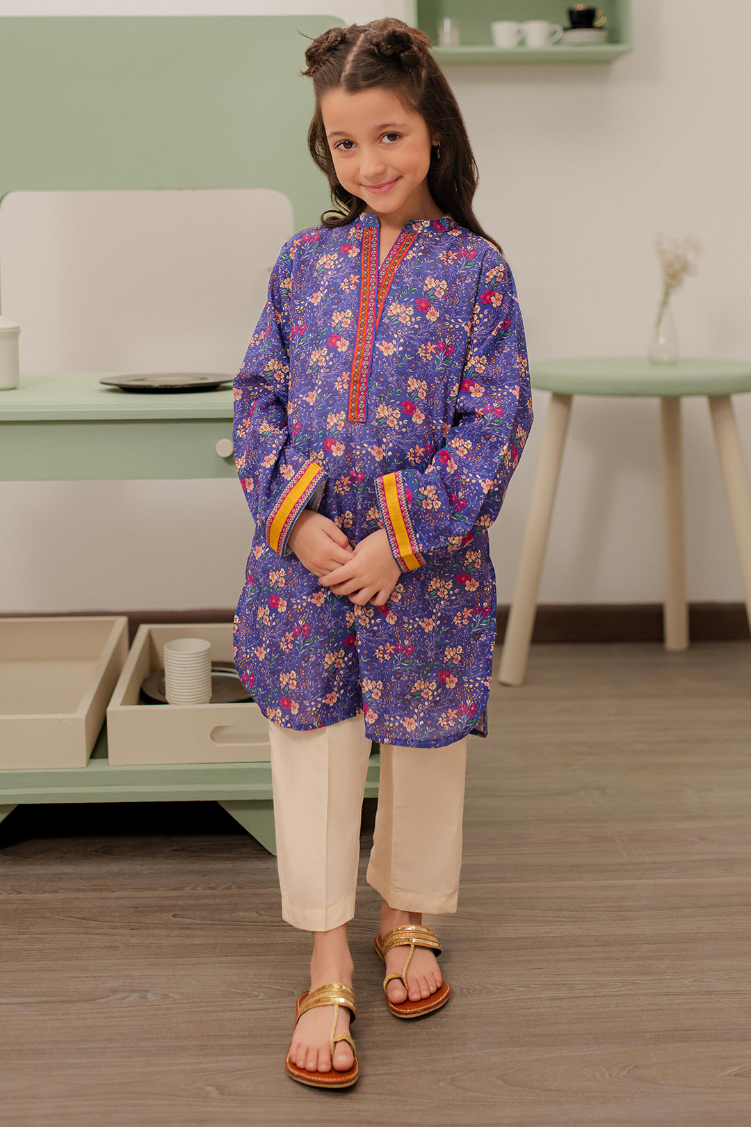 Zellbury Girls | 1 Piece Khaddar | Kurta - 1753 - House Of Hania