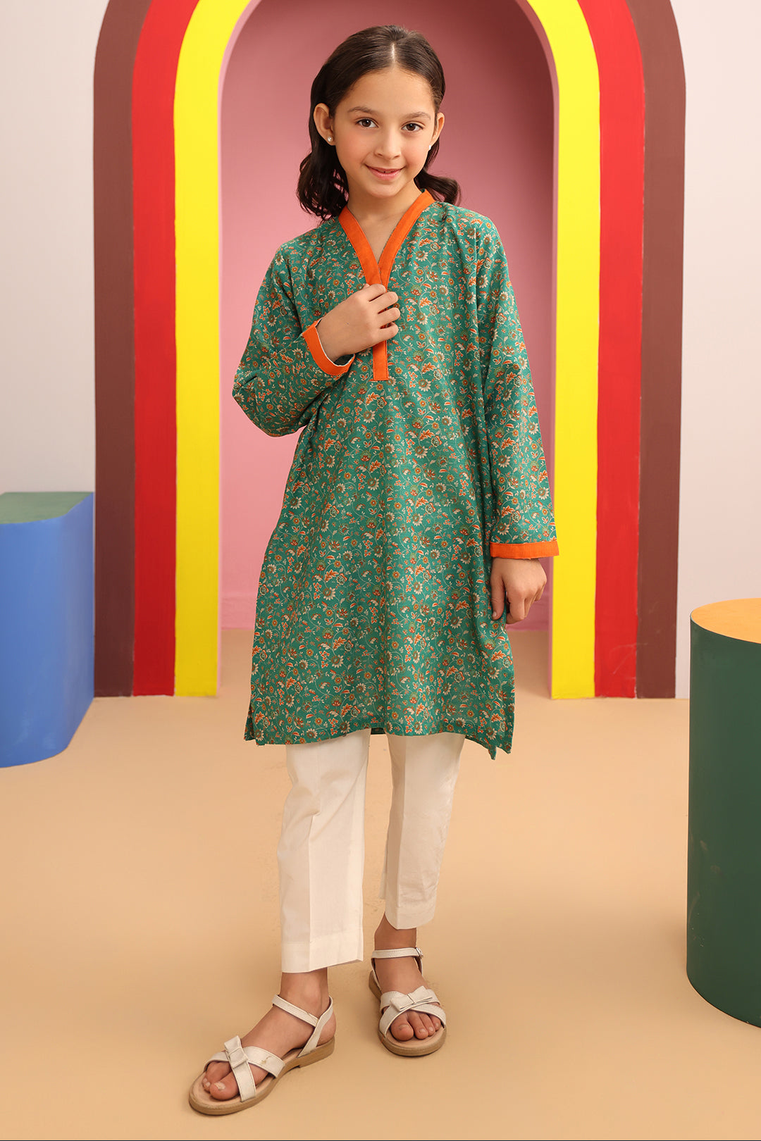 Zellbury Girls | 1 Piece Khaddar | Kurta - 1776 - House Of Hania