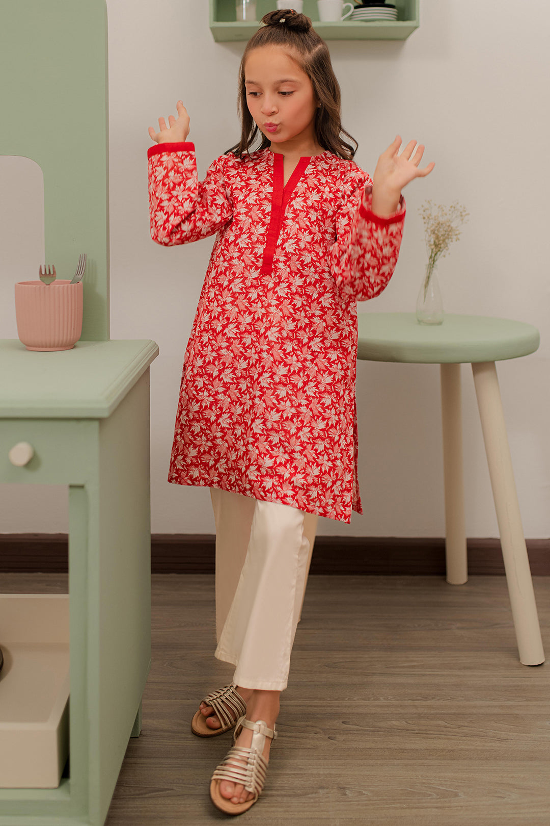 Zellbury Girls | 1 Piece Khaddar | Kurta - 1777 - House Of Hania