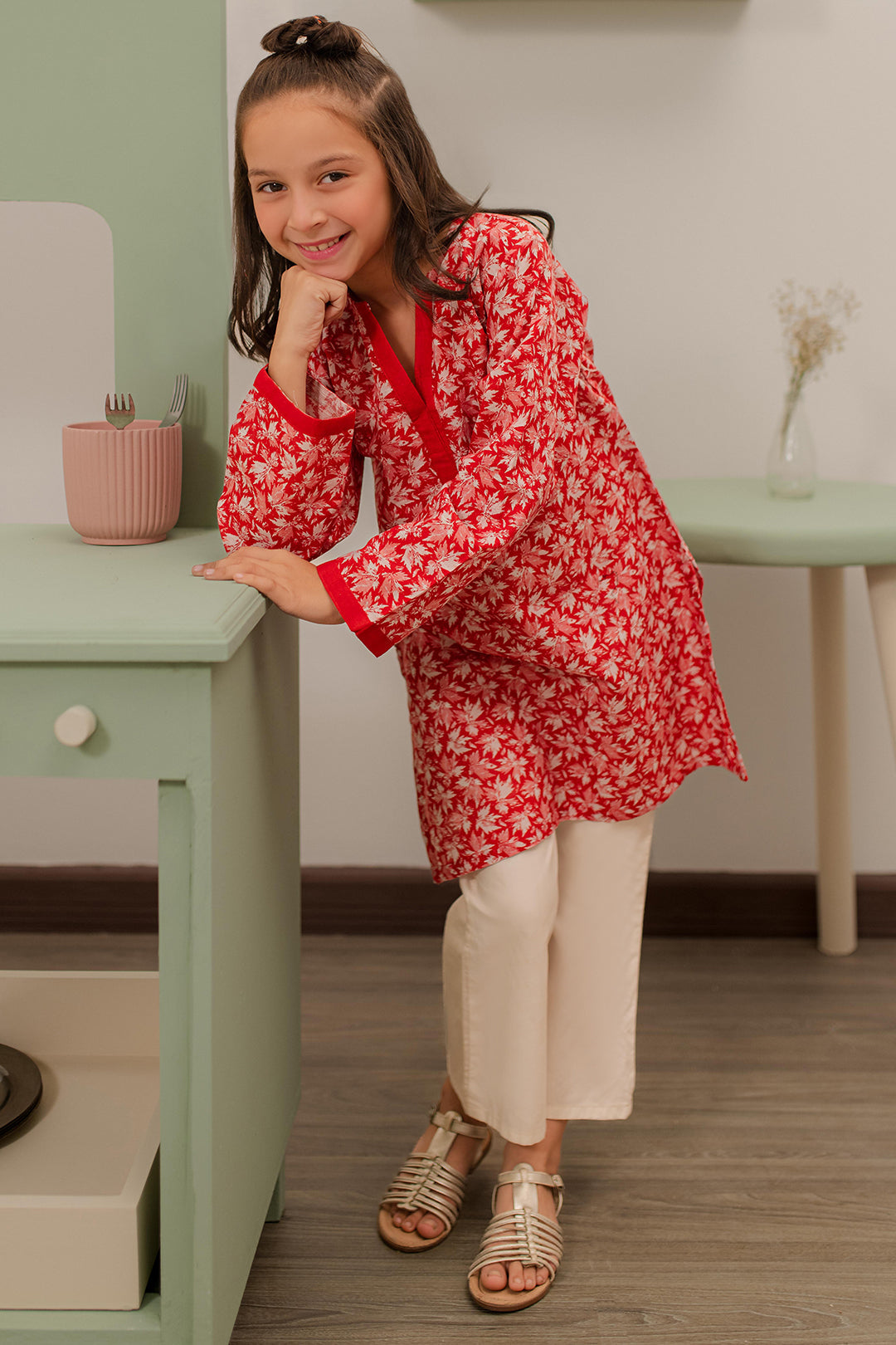 Zellbury Girls | 1 Piece Khaddar | Kurta - 1777 - House Of Hania