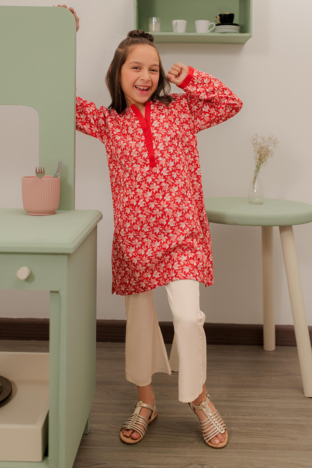 Zellbury Girls | 1 Piece Khaddar | Kurta - 1777 - House Of Hania