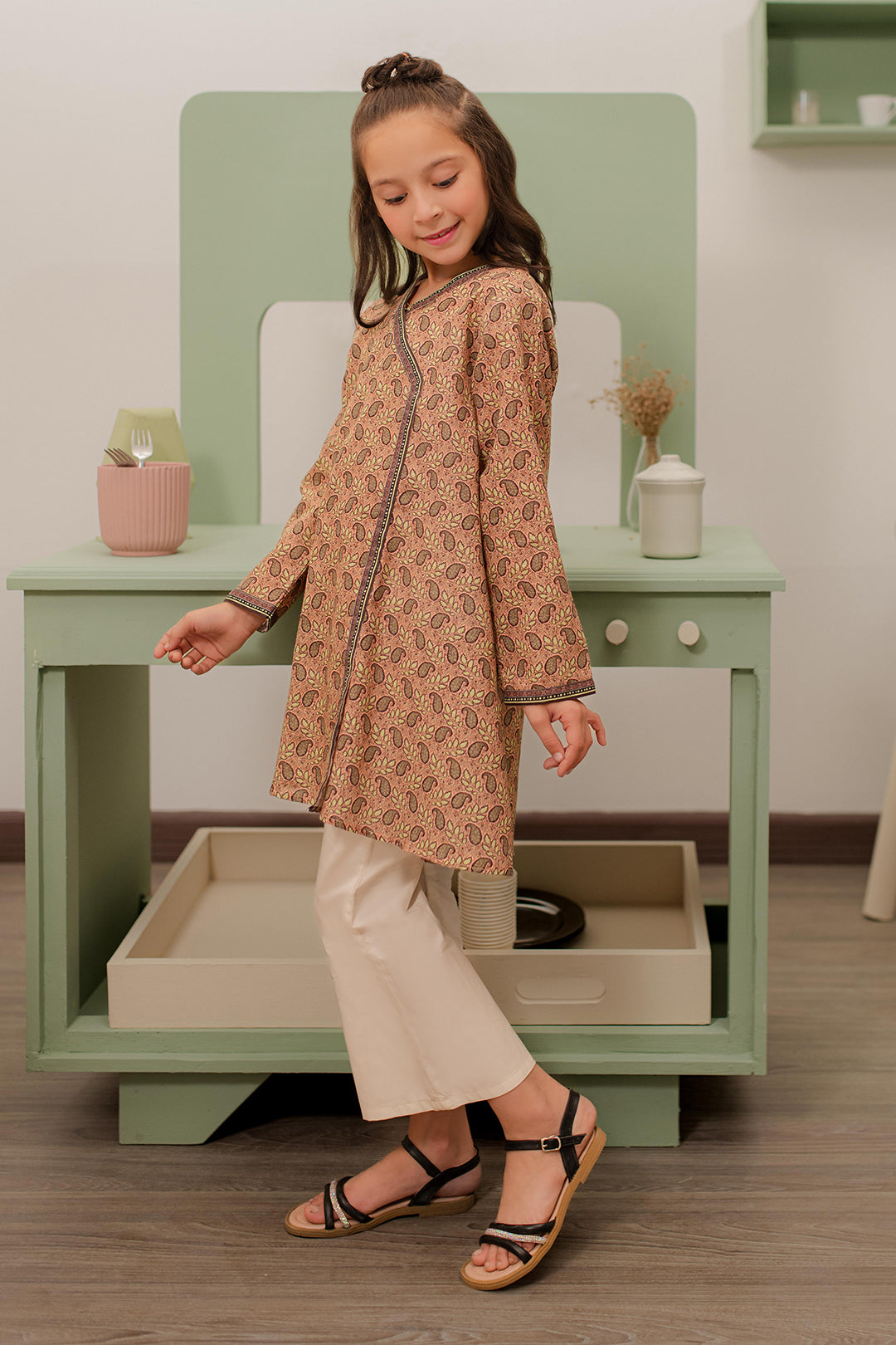Zellbury Girls | 1 Piece Khaddar | Kurta - 1780 - House Of Hania