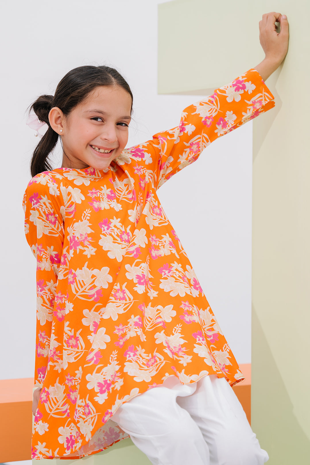 Zellbury Girls | 1 Piece Lawn | Embroidered Kurta - 1403 - House Of Hania