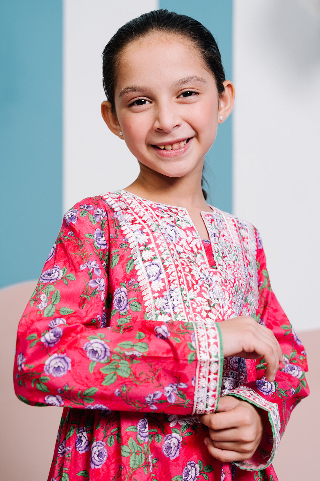 Zellbury Girls | 1 Piece Lawn | Embroidered Kurta - 1453 - House Of Hania