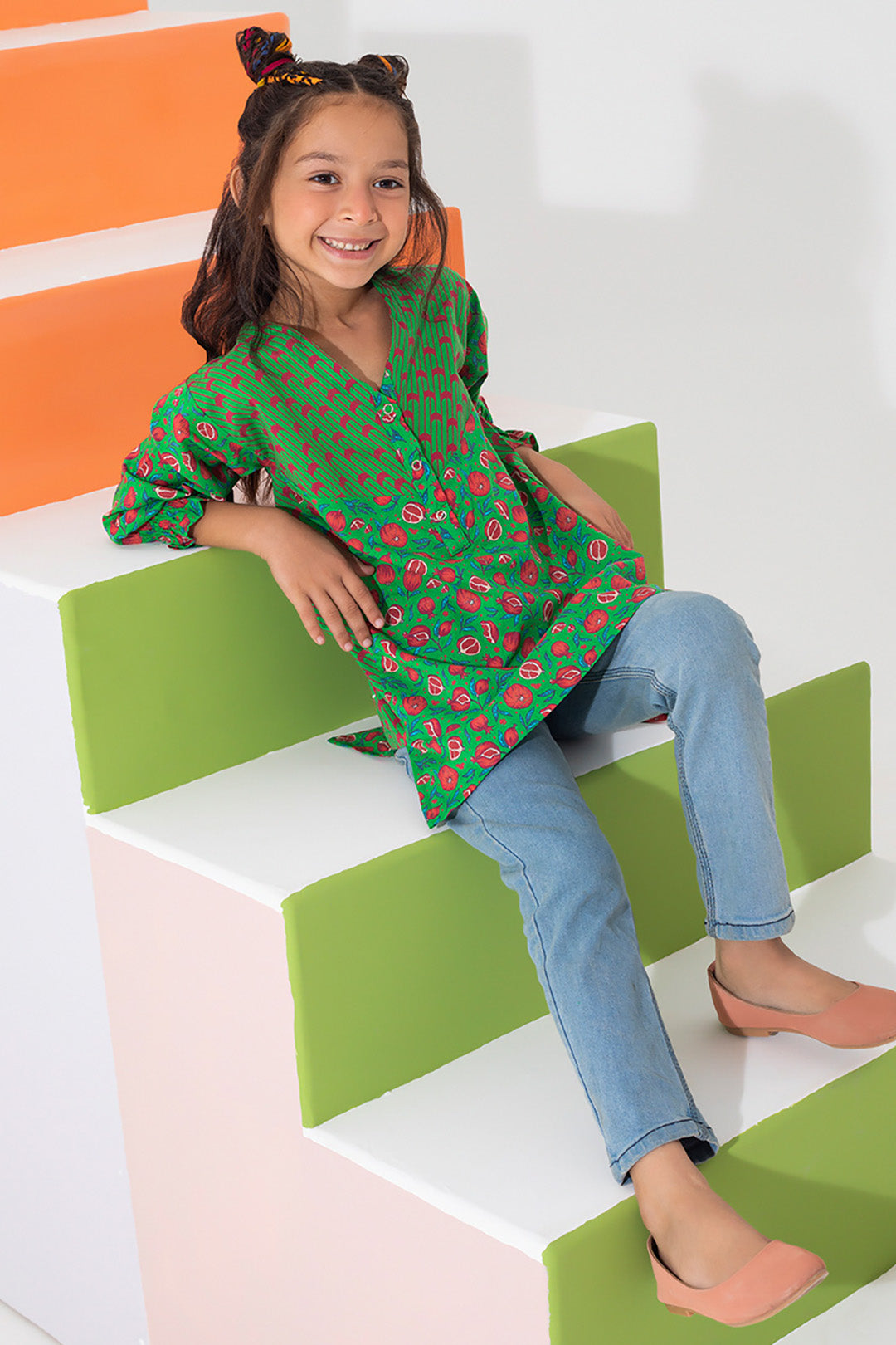 Zellbury Girls | 1 Piece Lawn | Kurta - 1015 - House Of Hania