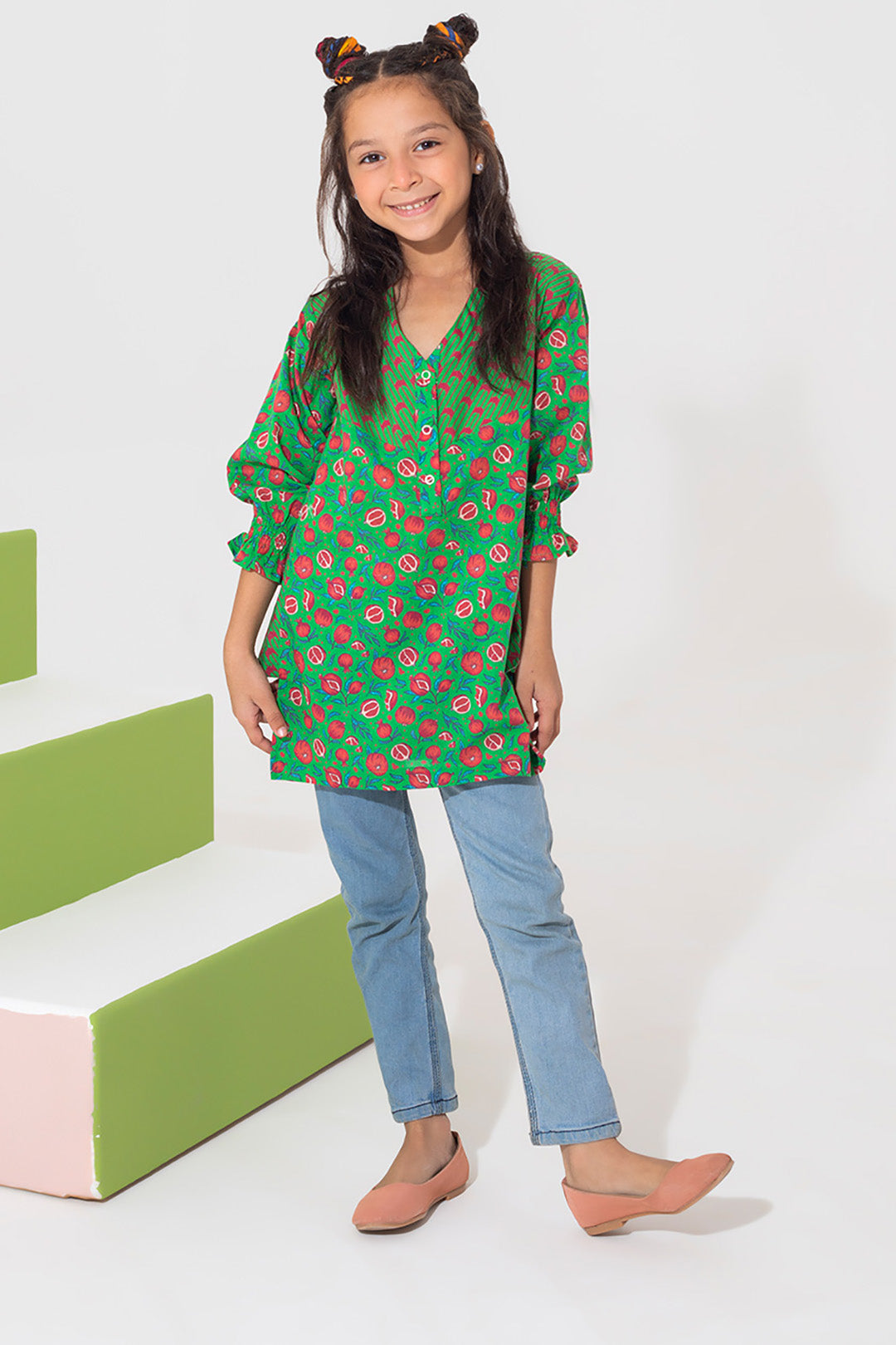 Zellbury Girls | 1 Piece Lawn | Kurta - 1015 - House Of Hania