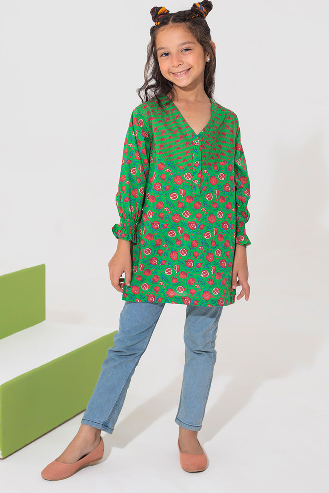 Zellbury Girls | 1 Piece Lawn | Kurta - 1015 - House Of Hania