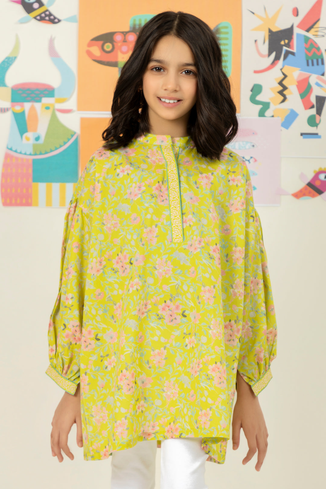 Zellbury Girls | 1 Piece Lawn | Kurta - 1344 - House Of Hania