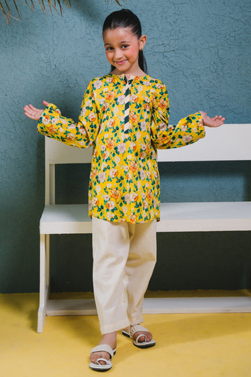 Zellbury Girls | 1 Piece Lawn | Kurta - 1384 - House Of Hania