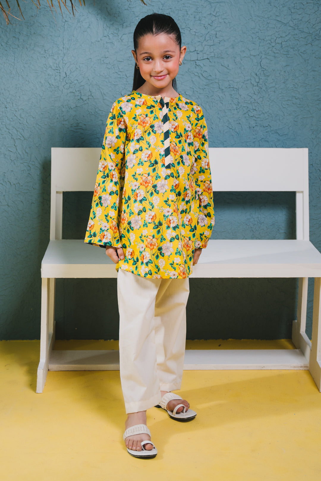 Zellbury Girls | 1 Piece Lawn | Kurta - 1384 - House Of Hania