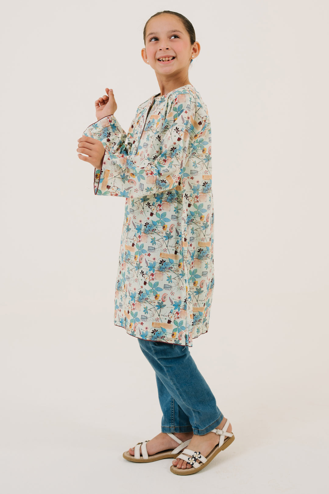 Zellbury Girls | 1 Piece Lawn | Kurta - 1436 - House Of Hania