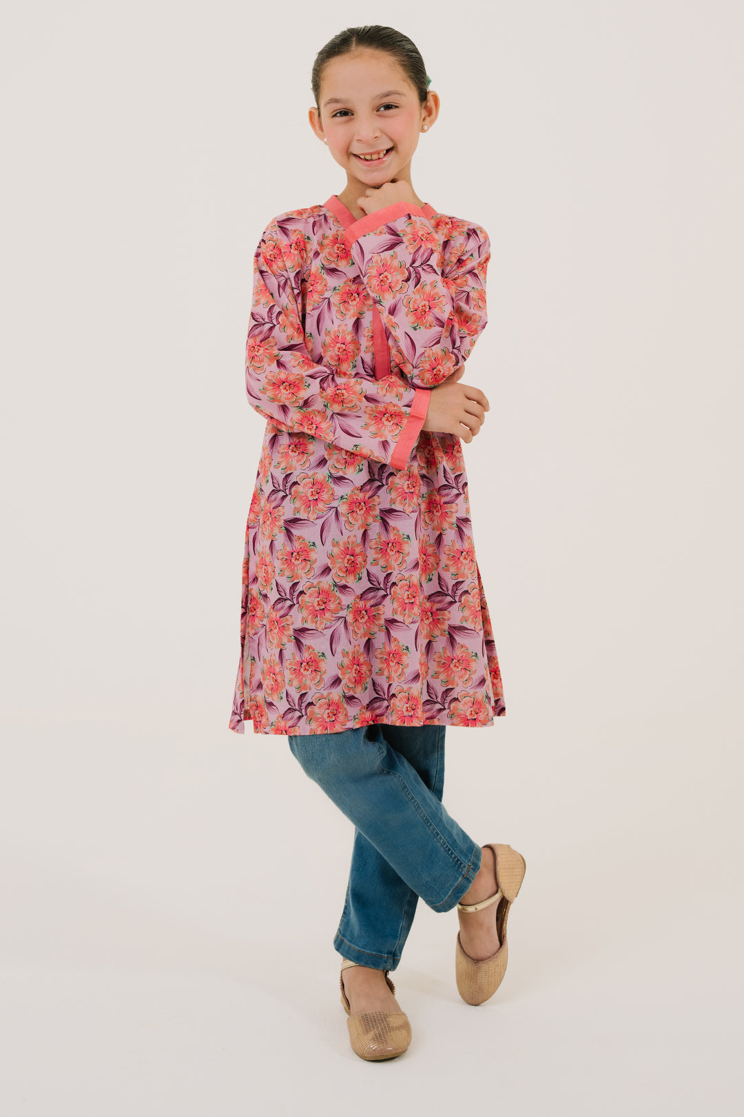 Zellbury Girls | 1 Piece Lawn | Kurta - 1437 - House Of Hania