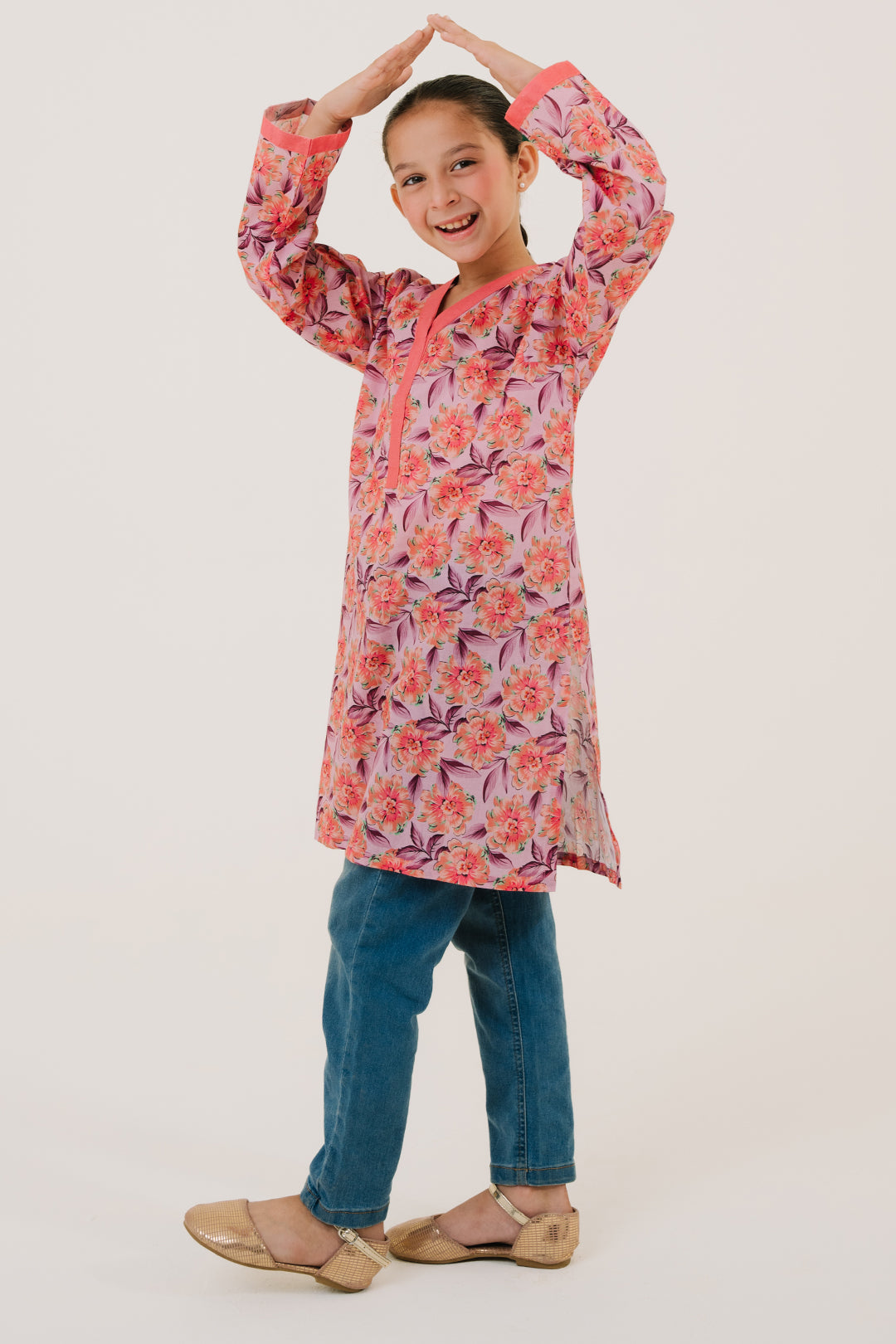Zellbury Girls | 1 Piece Lawn | Kurta - 1437 - House Of Hania