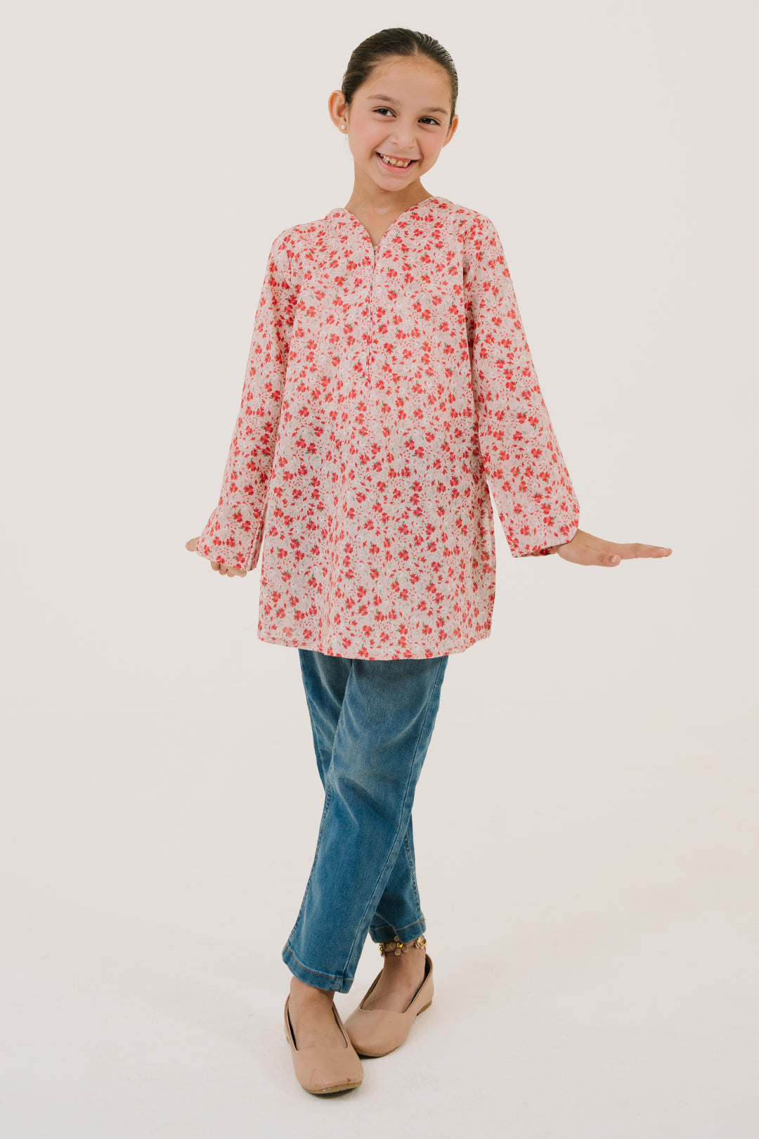Zellbury Girls | 1 Piece Lawn | Kurta - 1439 - House Of Hania
