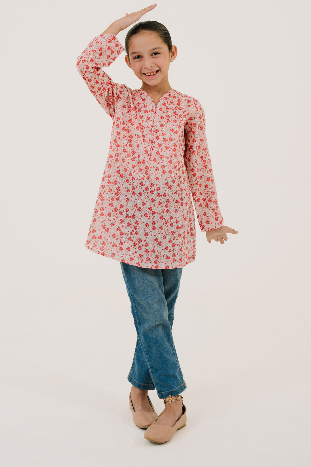 Zellbury Girls | 1 Piece Lawn | Kurta - 1439 - House Of Hania
