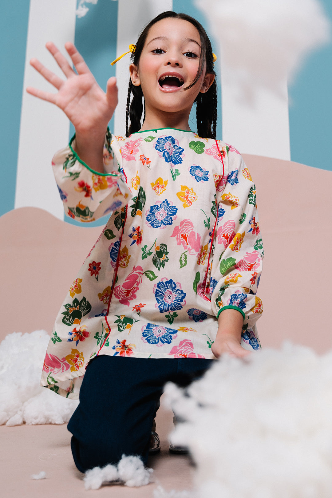 Zellbury Girls | 1 Piece Lawn | Kurta - 1445 - House Of Hania
